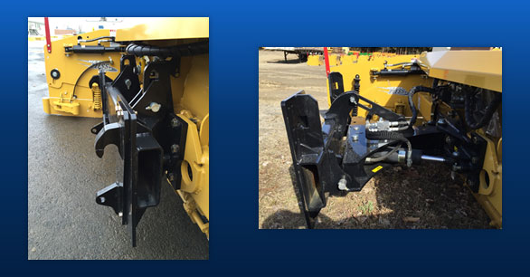 Vertical float system that increases the lifespan of the snowplow.